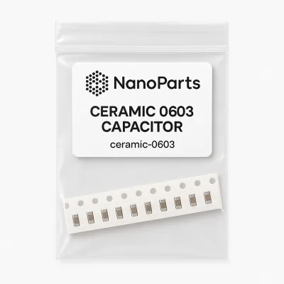 Product NanoParts Ceramic 0603 Capacitor model 820694 Image