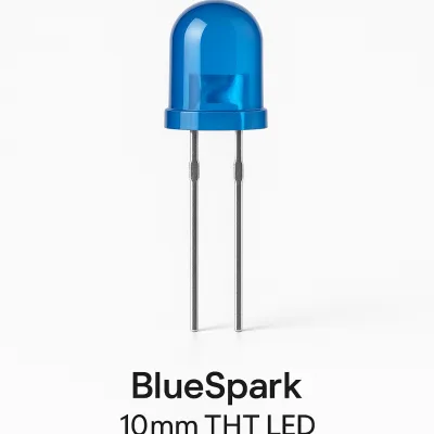 Product BlueSpark 10mm THT LED model D07814 Image