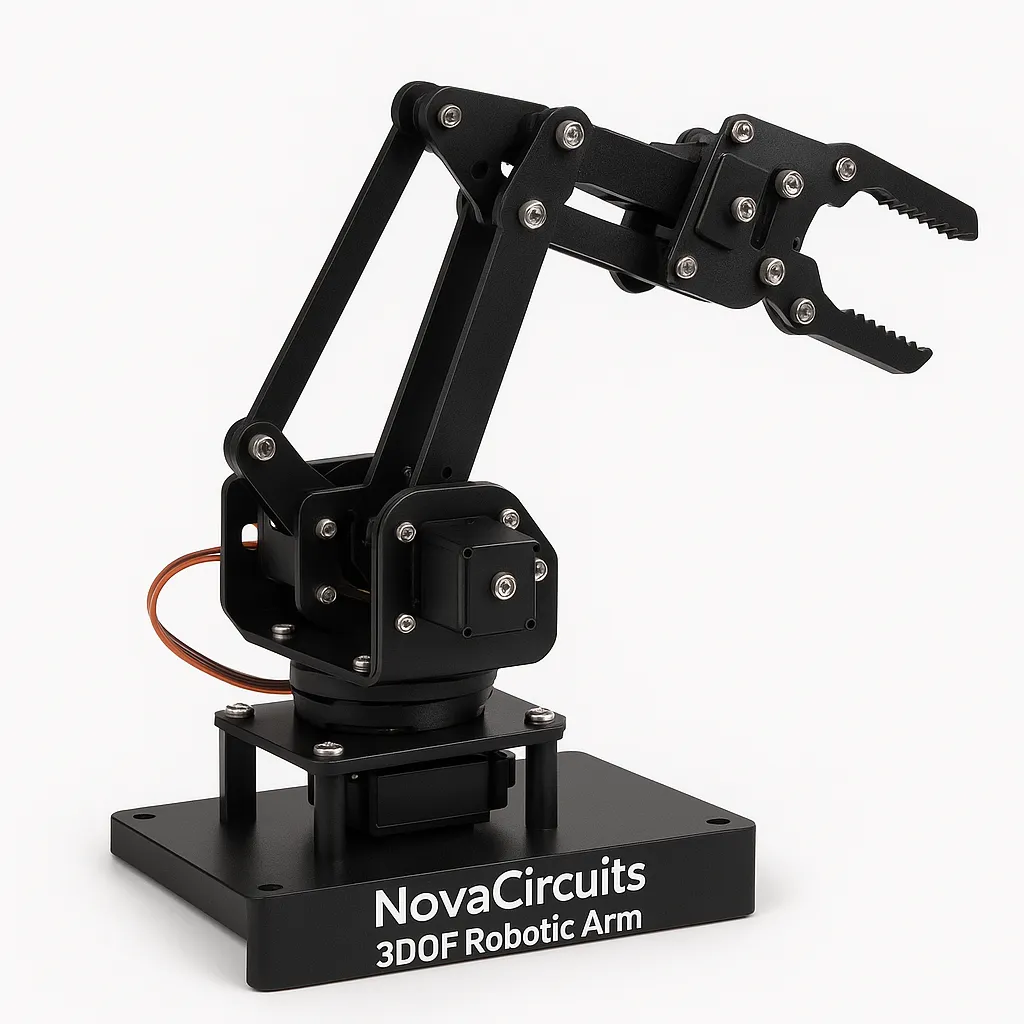 NovaCircuits 3DOF Robotic Arm model 5EF65C